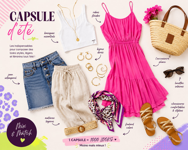 Les indispensables de la garde-robe d'été